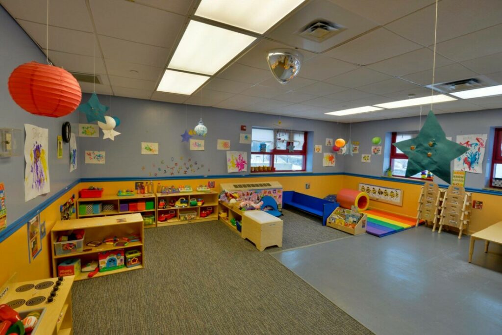 older infant classroom at Providence Connections